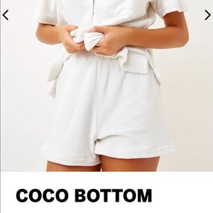 Frankies bikinis terry towel shorts